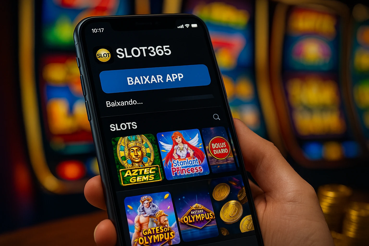 Baixar o SLOT365 Cassino App