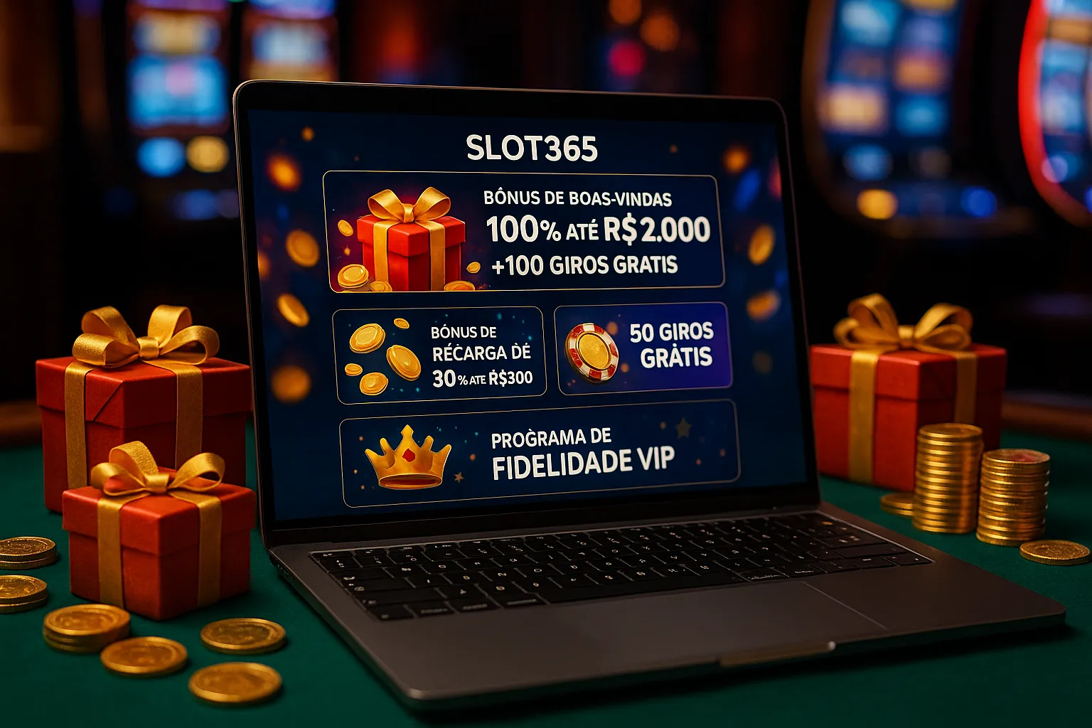 O bônus promocional SLOT365 é uma ótima maneira de começar sua aventura