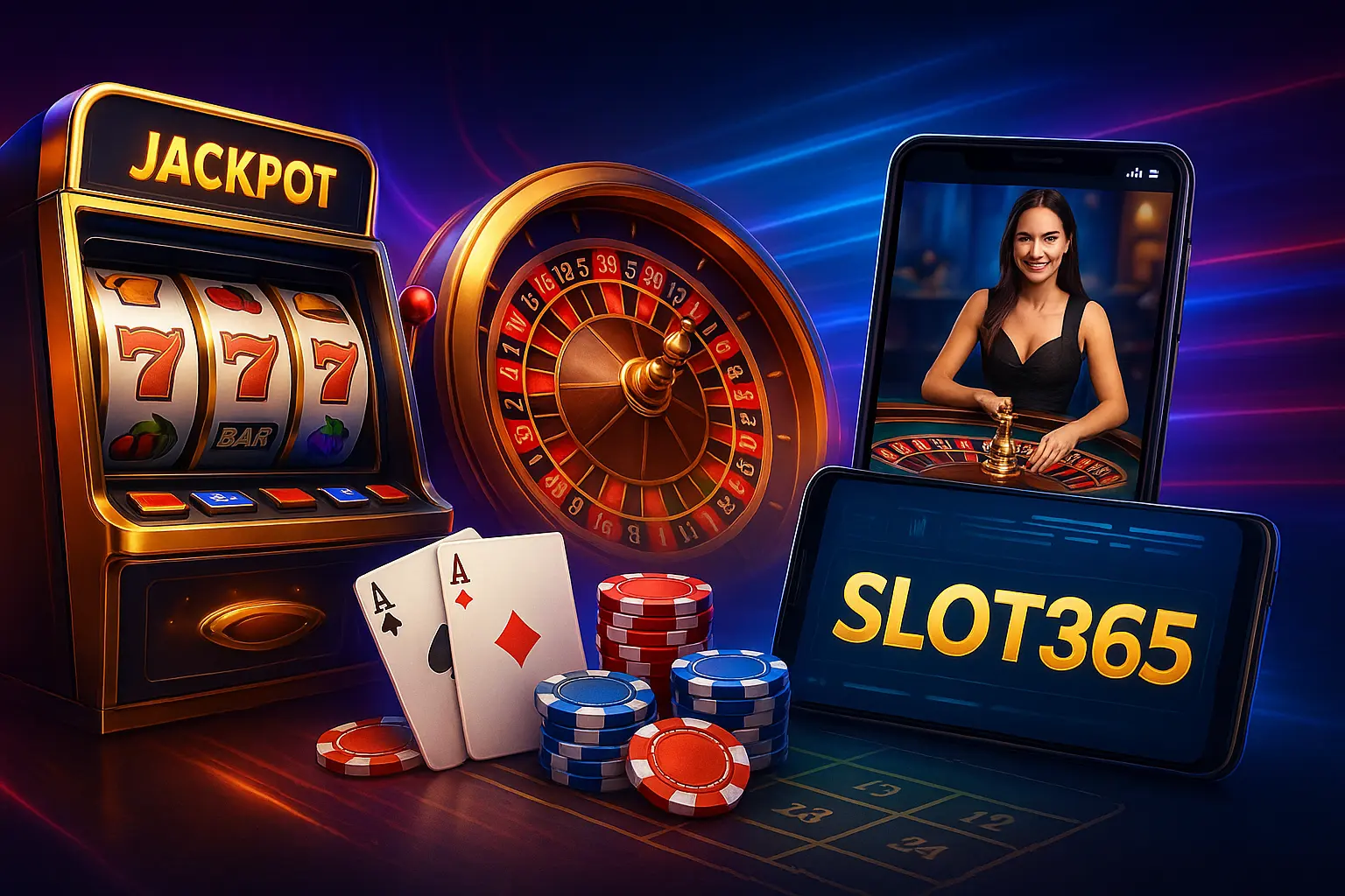 Jogos de cassino online inovadores e emocionantes na SLOT365